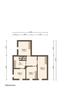 Untergeschoss Gebäude B