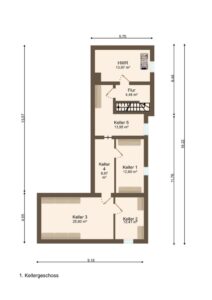 Untergeschoss Villa Gebäude A