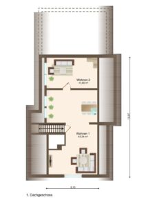 Dachgeschoss Gebäude B