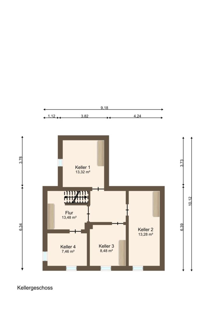 Untergeschoss Gebäude B