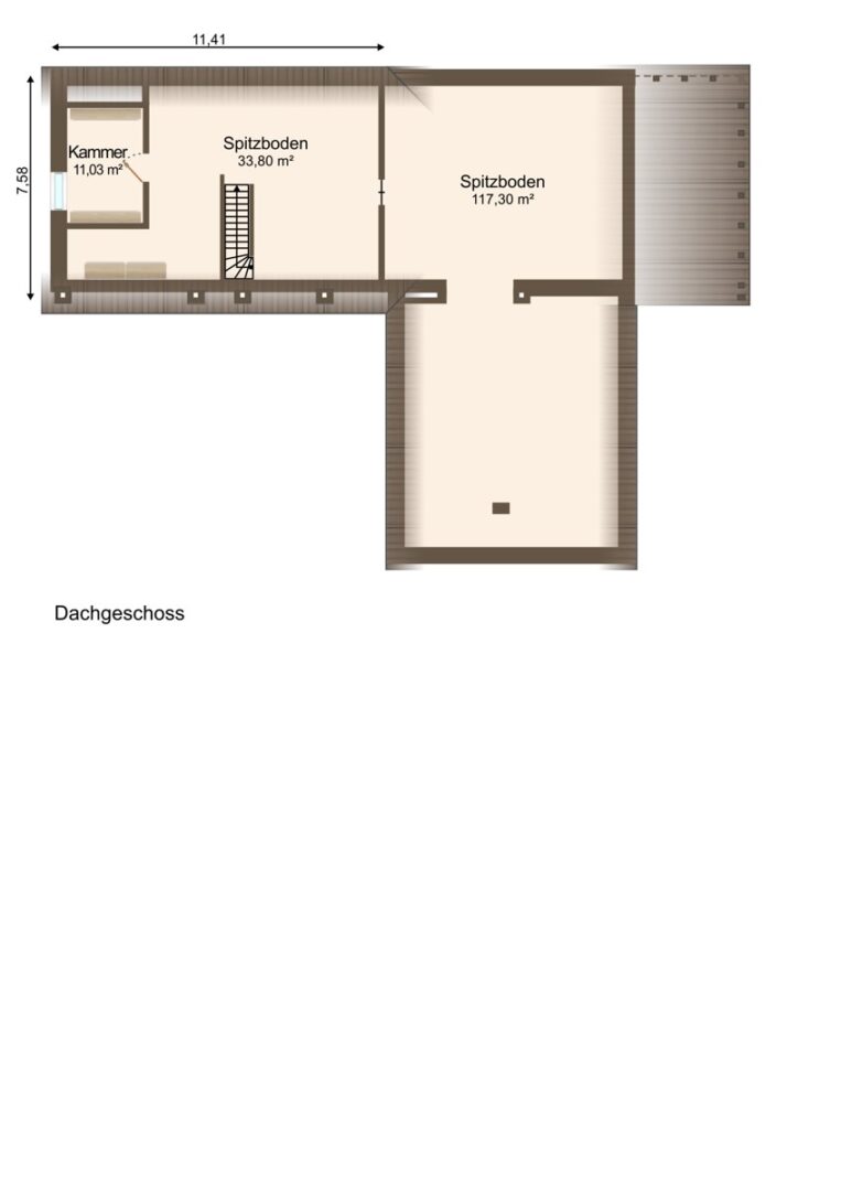 Dachgeschoss Gebäude C