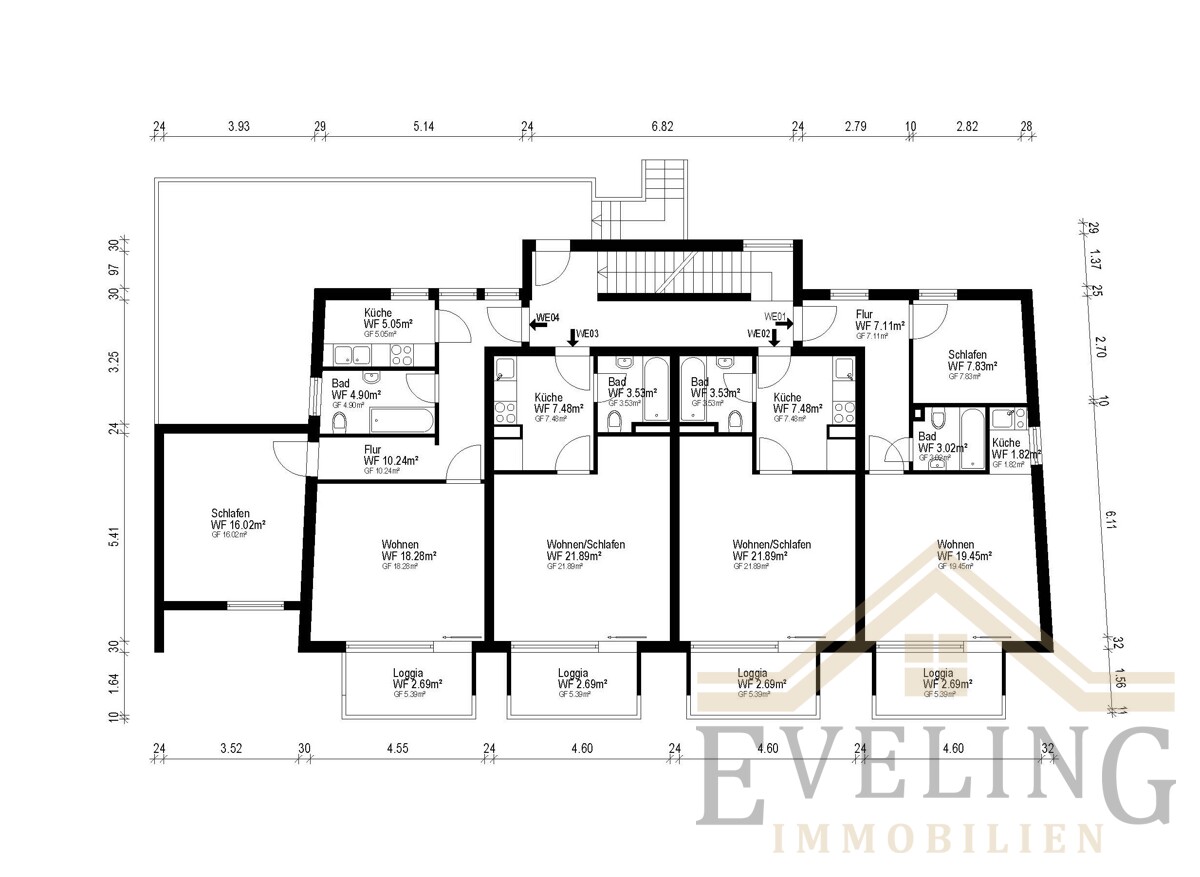Grundriss EG Haus A