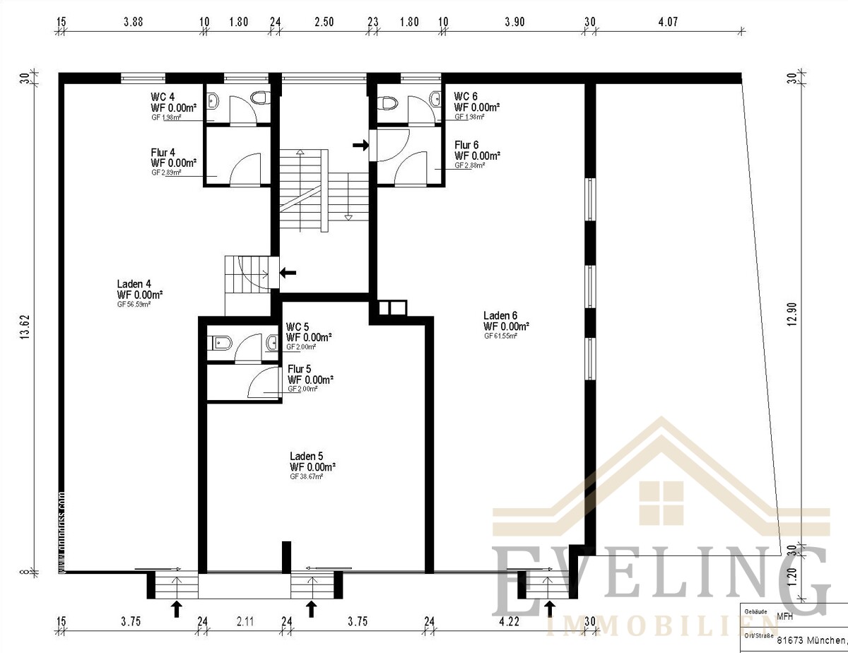 Grundriss EG Haus B