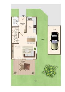Grundriss EG Haus B