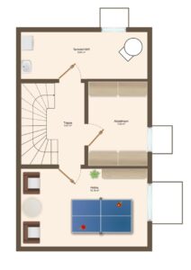 Grundriss UG Haus B