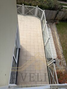 Terrasse Blick von oben