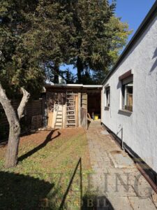 Garten zum Schuppen